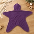 thumbnail image 5 of Halloween Baby Starfish Onesie Unisex Star Suit Hooded Wearable Blanket Footie Jumpsuit, 5 of 7