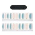 thumbnail image 3 of 20 pegatinas de gel para uñas semicuradas, calcomanías artísticas de belleza. Azul, 3 of 9