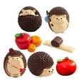 thumbnail image 5 of LABSERRON 7Pcs Tiny Hedgehog Shaped Miniature Decor Resin Figurines For Indoor And Outdoor Garden, 5 of 8