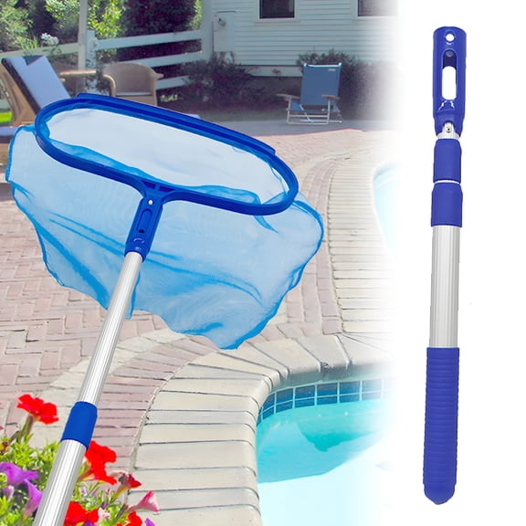 ACDANC Pool Brush Pole Anti-slip Connections Parts Aluminum Alloy Pool Cleaning 3/4 Sections Telescoping Pole Swimming Pool,160cm