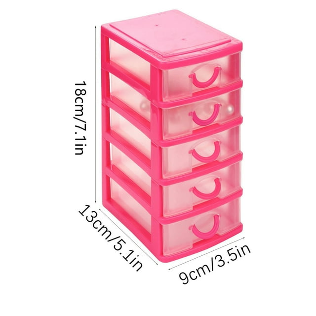 Plastic Mini Desktop Drawer Sundries Case Small Objects