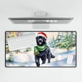 thumbnail image 4 of Hello Winter Newfoundland Frosty Morning Walk Welcome Snowy Christmas Desk Mat Full Keyboard Mouse Pad Newfie Dog Lover Gifts Large Mousepad - 02018, 4 of 5