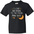 thumbnail image 3 of Inktastic I Love My Papa to the Moon and Back Youth T-Shirt, 3 of 5