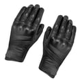 thumbnail image 3 of Full Leather Gloves Anti Slip Cold Weather Riding Gloves for Motorcycle Driving Black L, 3 of 8