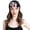 Floral Black, variant on Chemo Headwear for Women Head Scarf Lightweight Turban Headwraps Beanie Skull Cover Cap, Solid Black