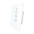 thumbnail image 1 of Labymos Interrupteur Intelligent 90-250V Interrupteur Mural Wifi Contrôle à Distance par Application Contrôle Vocal Compatible avec, 1 of 8