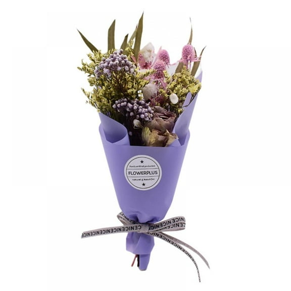 Dried Flowers Bouquet Natural Branches Dried Flowers with Creative Gift Box for Home Vase Wedding Valentine's Day Table Decor