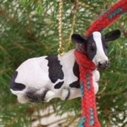 Conversation Concepts Holstein Cow with Scarf Christmas Tree Ornament ATX43
