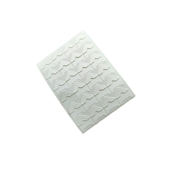 Inteprter Pegatinas de esquina de montaje de 24 Uds., pegatinas autoadhesivas ligeras para fotos, álbumes de recortes, esquinas, protección, Type2 NO2
