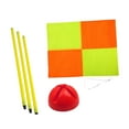 thumbnail image 2 of Almencla Soccer Corner Flag Adult for Sport Match Replacement Playing Field Equipment 1.5m pole red base, 2 of 8