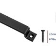 thumbnail image 4 of Barn Door Handle | Solid Black Steel Door Handle | Includes screw (black), 4 of 4
