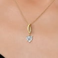 thumbnail image 3 of Gem Stone King 2.00 Ct IGI Certified Lab Grown Diamond Pendant Necklace for Women in 14K Yellow Gold | D-E Color | VS1-VS2 Clarity | Gold Necklace for Women | With 18 inch Gold Chain, 3 of 7