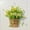 C, variant on Orangide Artificial Spring Flower Wreath, Daisy Design Basket Wreath for Door Hanging, Floral Ring for Home Entryway Porch, Spring Holiday Festive Welcome Indoor Outdoor Decor