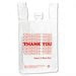 Inteplast Group "Thank You" Shopper Bags, White, 500 Ct