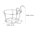 thumbnail image 4 of 2 cestas colgantes para flores, estante, barandilla, macetas, soporte para colgar flores con ganchos para exteriores, balcones, jardines, vallas y patios., 4 of 6