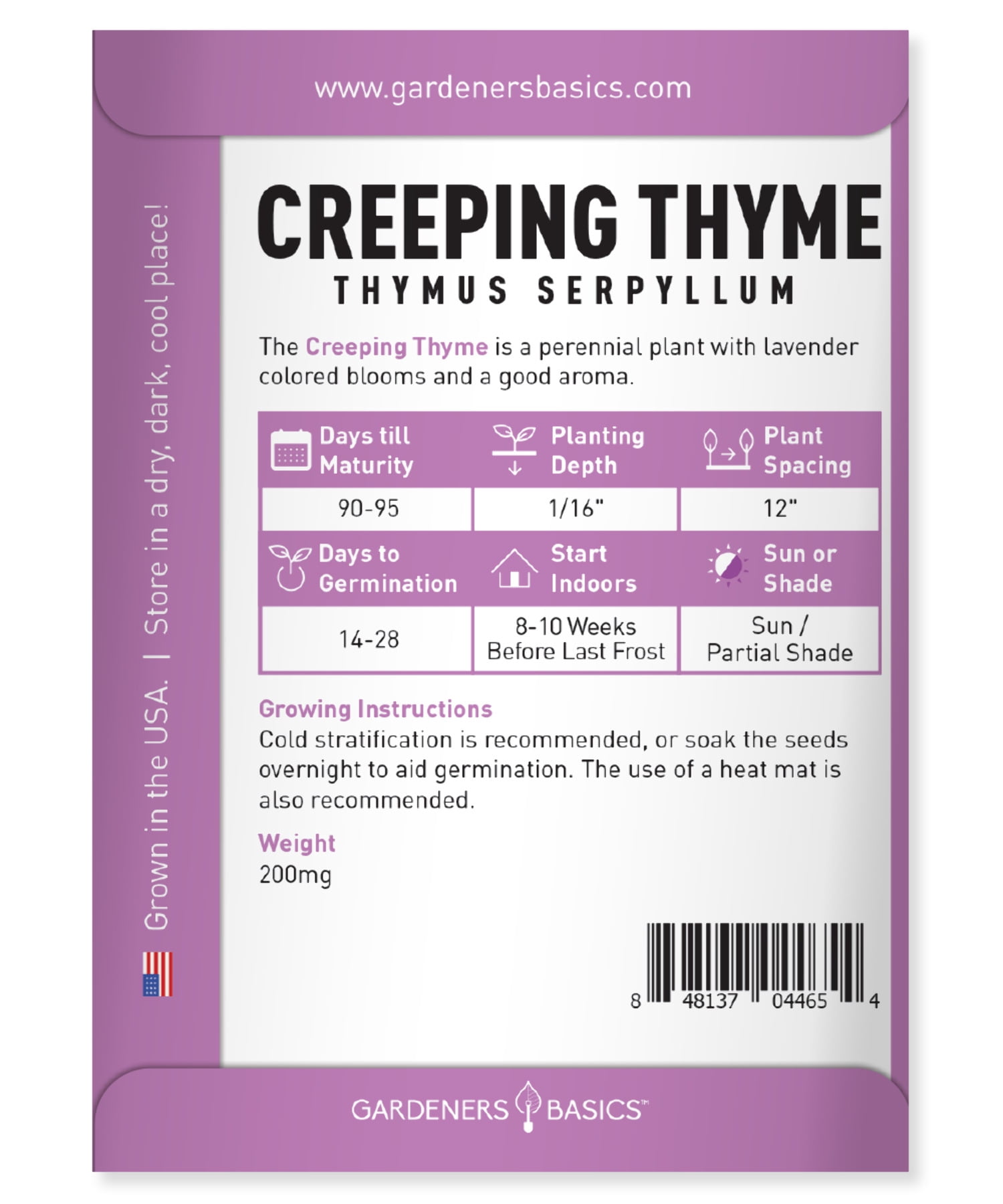 Creeping Thyme Seeds