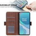 thumbnail image 4 of OnePlus 8T / OnePlus 8T 5G Case, Wallet Folio Flip PU Leather Magnetic Buckle Slim Back Cover Built-in Card Holder Slot and Stand for OnePlus 8T / OnePlus 8T 5G (Coffee), 4 of 12