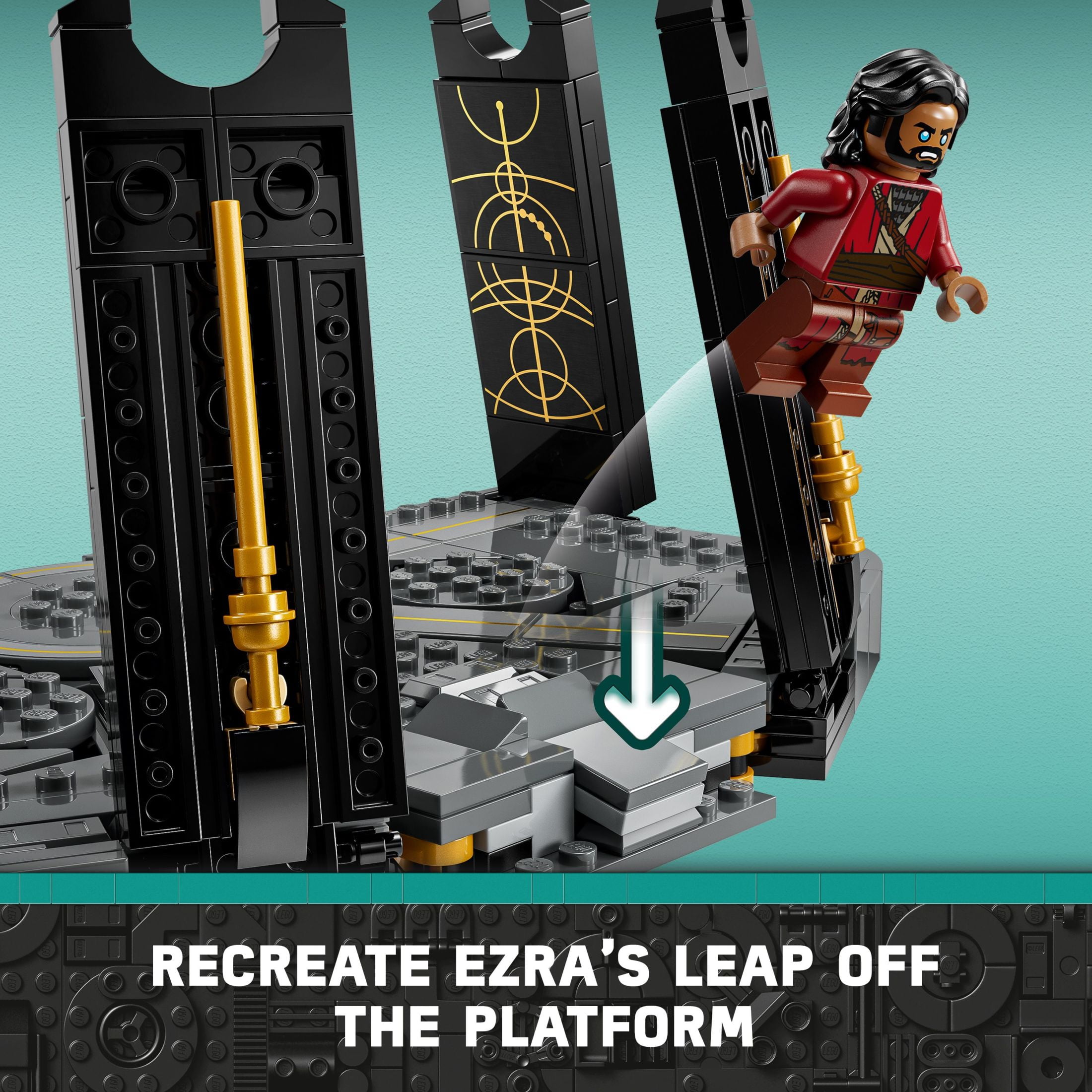 LEGO Star Wars Ahsoka Tano’s Duel on Peridea Building Toy, Gift for Kids with 5 Star Wars Minifigures, 75385