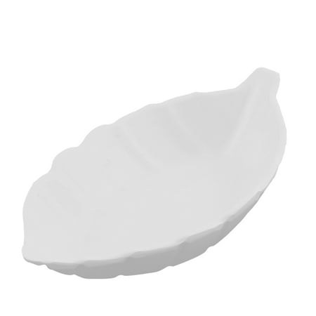 Leaf Serving Dish - Leaf Shape Plastic Serving Dish Plate 16 x 9 x 3cm