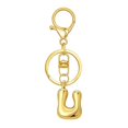 thumbnail image 1 of Hearth & Gear Custom Letter Keychain Key Ring For Initial Charm With Sturdy Metal Loop And Easy To Find Design For And Luggage, 1 of 5
