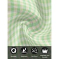 thumbnail image 7 of Sage Green Cloth Napkins Set of 6 Reusable Dinner Napkins, Grid Checkered Plaid Gingham Lattice Trellis Cocktail Napkin Washable Table Napkins for Wedding/Holiday Party/Baby Shower 20"x20", 7 of 7