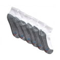 thumbnail image 6 of Hanes Men's 'BIG-TALL' 6-Pack X-Temp Active Cool Ankle Socks (White, Shoe: 12-14 / Sock: 13-15) Fresh IQ Advanced Odor Protection Technology, Extra-Thick Active Cooling, Reinforced Heel-Toe AC12P, 6 of 6
