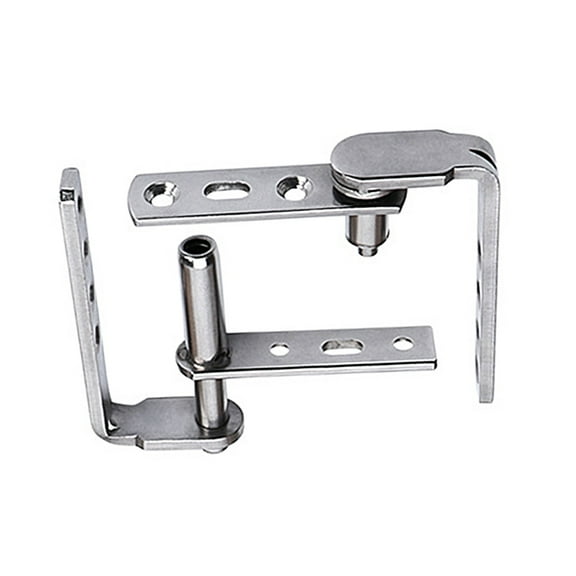 Necvior Stainless Steel Hinges with Auto Close Feature for Double Doors Easy to Install Double Door Hinges with Automatic Swing