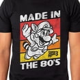 thumbnail image 3 of Super Mario Bros 3 Shirt Men's Mad In the 80s Short Sleeve Graphic Tee, 3 of 5