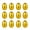 Gold-5C-home supplies, variant on MORESEC Home Gold Plastic Easter Eggs 12PCS Fillable Surprise Empty Toddler Toy Basket Stuffer Treat Durable Opulent Quality Party Gift Spring Decor 6x4.3cm Home And Kitchen