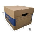 thumbnail image 3 of Uboxes Storage Box With Recycled Material - Pack of 12 File Boxes, 3 of 11