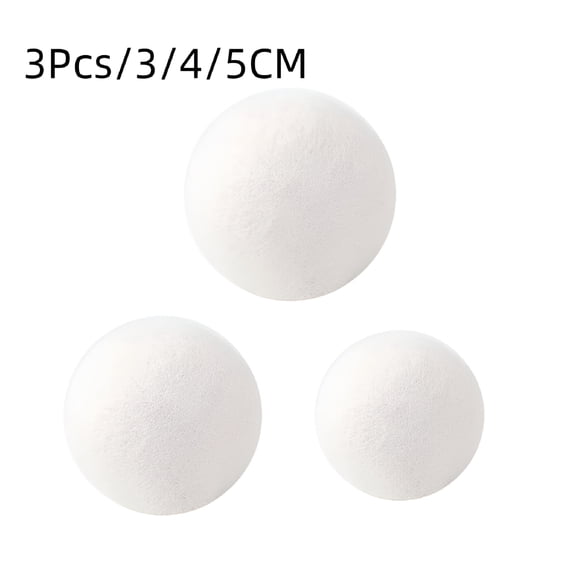 ACDANC 3Pcs Wool Dryer Balls,Reusable Organic Laundry Ball Felt Ball,Natural Fabric Softener (3cm)