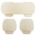 thumbnail image 3 of Funda cálida para asiento de coche para asiento delantero, trasero o conjunto completo, protector de asiento flocado, almohadilla de cojín antideslizante, universal para automóvil, 3 of 5
