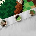thumbnail image 4 of Homewish Cartoon Brown Plaid Black Out Curtains, Vintage Game Abstract Curtains Pack of 2 (42x63 Each), Rugby Soccer Print Bedroom Curtains, Blackout Curtains Home Decor, 4 of 6