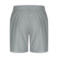 thumbnail image 4 of Mgmyaa Men's Casual Shorts Drawstring Elastic Waist Solid Sport Short Pants with Pockets, 4 of 5