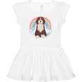 thumbnail image 3 of Inktastic Bernedoodle Dog Gifts Girls Baby Dress, 3 of 5