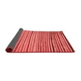 thumbnail image 2 of Ahgly Company Indoor Square Abstract Red Modern Area Rugs, 4' Square, 2 of 4