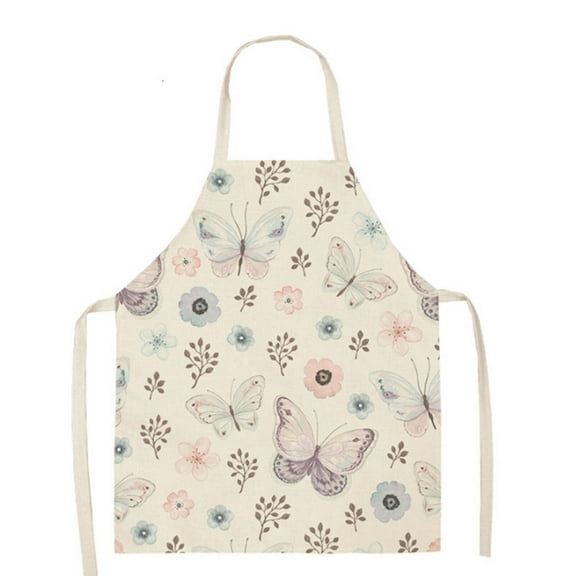 AUQ Apron Women Fresh Aprons for Women Reusable Cooking Aprons for Women,Style 4