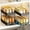 Widen-Black, variant on 2 Pack Pull Out Spice Rack Organizer for Cabinet, Slide Out Spice Racks Organizer, Spice Cabinet Organizers, Cabinet Size Need:12'' Highx11'' Deepx5'' Wide,Hold 10 Spice Jar Each Tier-2Tier, Black