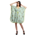 thumbnail image 2 of Moomaya Printed Beach Coverup Kimono Caftan Kaftan Swimsuit Cover Ups For Women, 2 of 6