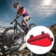 thumbnail image 2 of Soidarity Bolsa de tubo delantero para bicicletas, para bicicletas de carretera, colgante triangular antiarañazos, bolsa para llaves, billetera, Ciclismo Rojo, 2 of 6