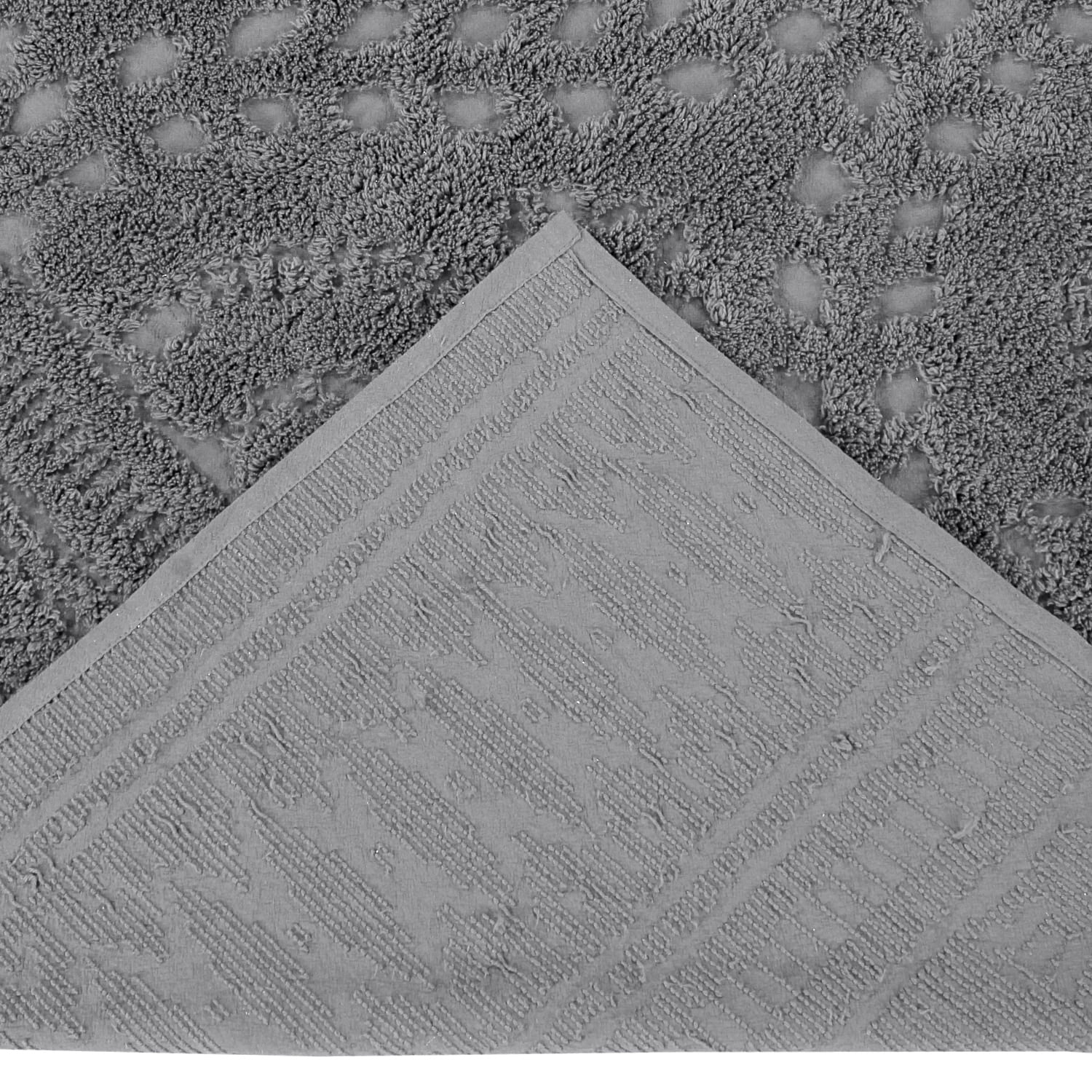 Better Trends 3 Piece Full/Double Bedspread Set 100% Cotton Chenille Tufted Medallion Pattern Soft & Luxurious Feel, Perfect for Gifting and All Seasons, Machine Washable (Gray) Rio Collection