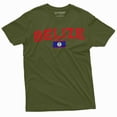 thumbnail image 5 of Belize Flag Shirt Belize Patriotic Gifts Belize National Country Flag Logo Tshirts Belizean Shirts (Small Navy Blue), 5 of 7