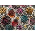 thumbnail image 5 of oneOone Cotton Poplin Orange Fabric Floral Sewing Material Print Fabric By The Yard 42 Inch Wide-7S, 5 of 6