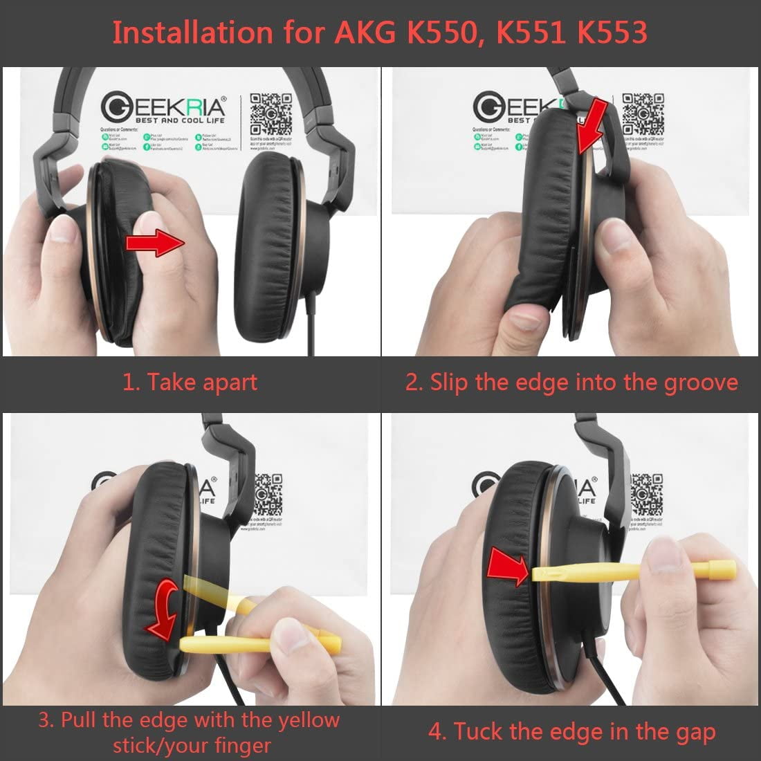 akg k550 earpad replacement