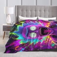 thumbnail image 4 of Rick And Morty Bed Blanket Air Conditioner Quilt Ultra Soft Flannel Blanket All Season Fuzzy Blanket Reversible Fluffy Plush Blanket 50"X40", 4 of 8