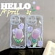 thumbnail image 4 of Samsung Galaxy A54 A14 A34 A13 A73 A53 A33 A23 A32 A22 A04 A04s A03s A02s A02 A03 A72 A52 A50 A71 A51 A31 A20 A30 A11 Soporte Tulip Flor Suave TPU A Prueba De Golpes Funda Para Teléfono, 4 of 4
