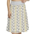 thumbnail image 1 of Women's Sunflower Rural Village Gardening A-line Printed Skirt Casual Wear, S, Earth Yellow Taupe, by Ambesonne, 1 of 6