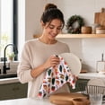 thumbnail image 4 of EWASWON Christmas Decoration Clearance, Christmas Printed Paper Towels Roll Disposable Tear Away Kitchen Cleaning Cloths Xmas Holiday Decorative Towel For Home Kitchen, 4 of 7