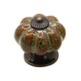 thumbnail image 3 of Pomos Redondos de Cerámica Sunnimix Forma de Calabaza Color Verde 4 Piezas, 3 of 8