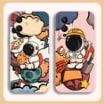 thumbnail image 4 of Phone Case For Infinix SPARK NOTE 11 12 G96 8 SMART 5 6 7 POVA 3 4 PRO Case Cover Funda Cqoue Shell Capa Cartoon Space Astronaut, 4 of 5